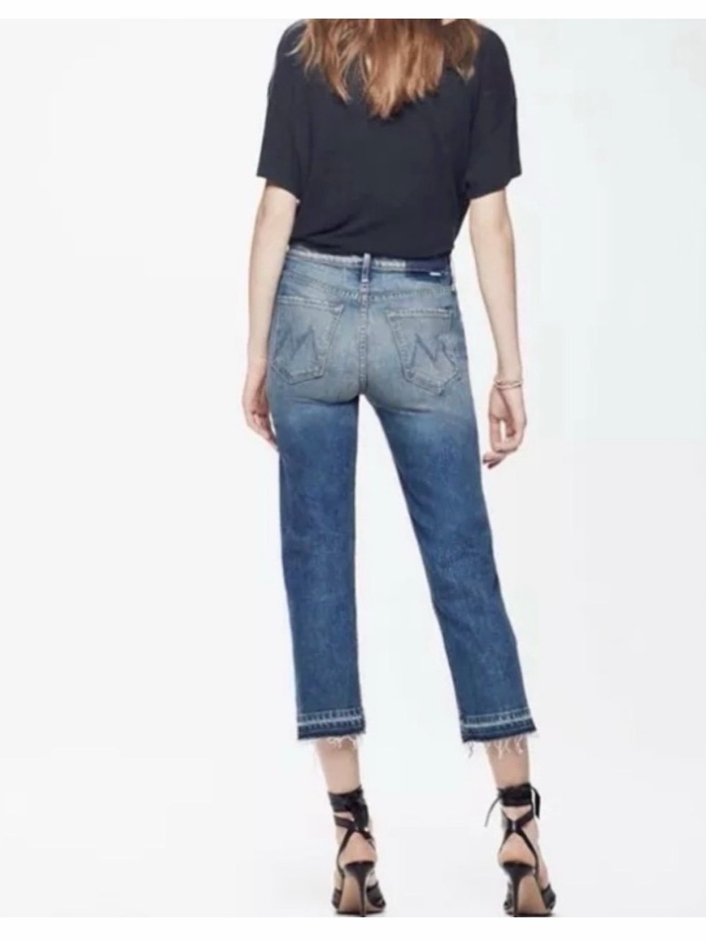 MOTHER SUPERIOR THE TOM CAT UNDONE HEM Jeans, color Playing Dirty - Size 26